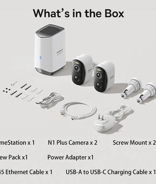 16TB IP67 Security Protection N1 Plus 2K Outdoor Camera
