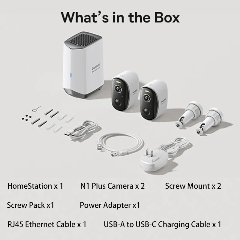 16TB IP67 Security Protection N1 Plus 2K Outdoor Camera