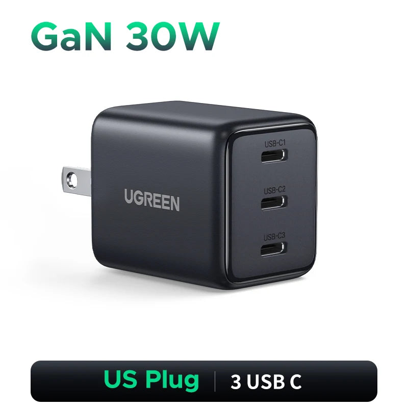 Ugreen 30W GaN PD 3.0 UFSC PPS Charger For iPhone 17 16 15 Pro Max