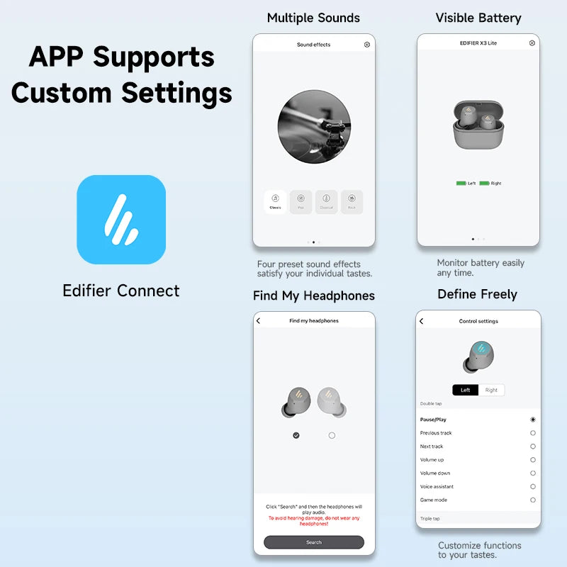 Plastic Dynamic Vocalism Bluetooth V5.3 Wireless Earphones