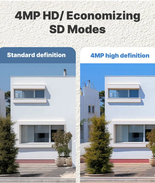 Moes 5200mAh WiFi 4MP HD Waterproof Smart Security Camera