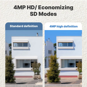 Moes 5200mAh WiFi 4MP HD Waterproof Smart Security Camera