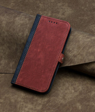 Leather Protective Flip Case For Samsung Galaxy S23 Plus