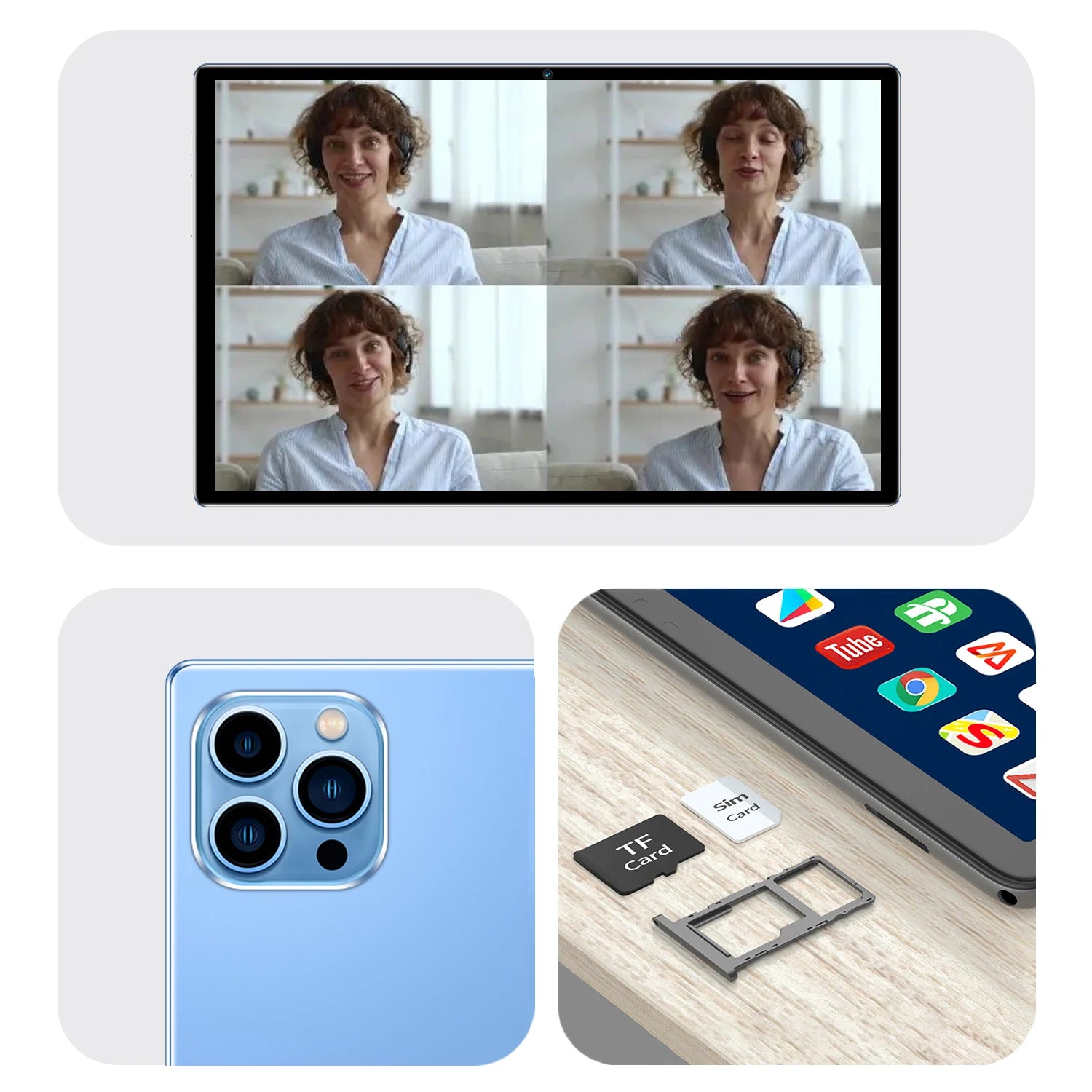 5000mAh 5MP 4GB RAM 64GB ROM Fast Charging 10.1 Inch Tablet