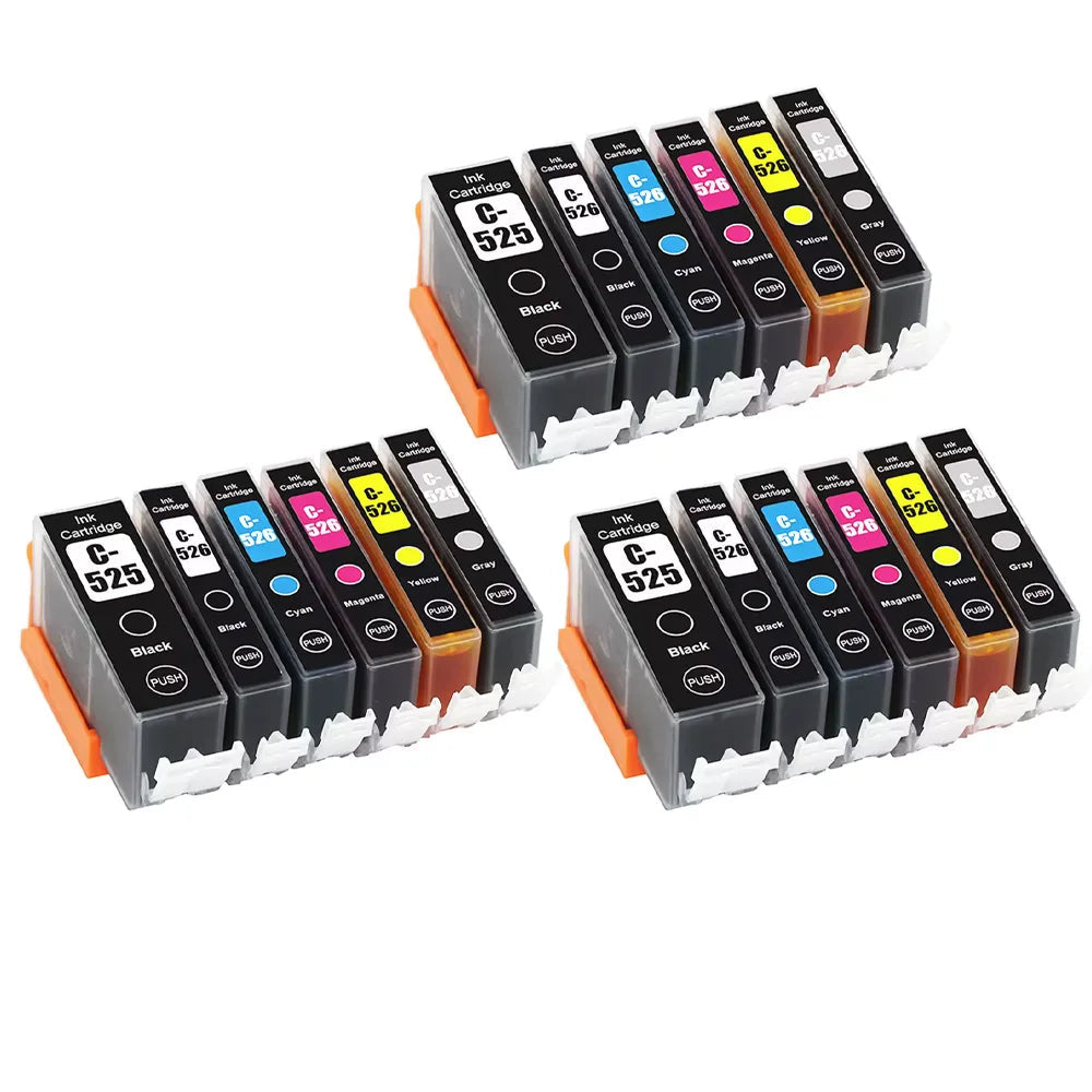 PGI-525 CLI-526 Ink Cartridge Compatible For Canon PIXMA MG6150