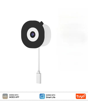 2.4GHz 3MP MOES Tuya Glass Surface WiFi Smart Window Camera