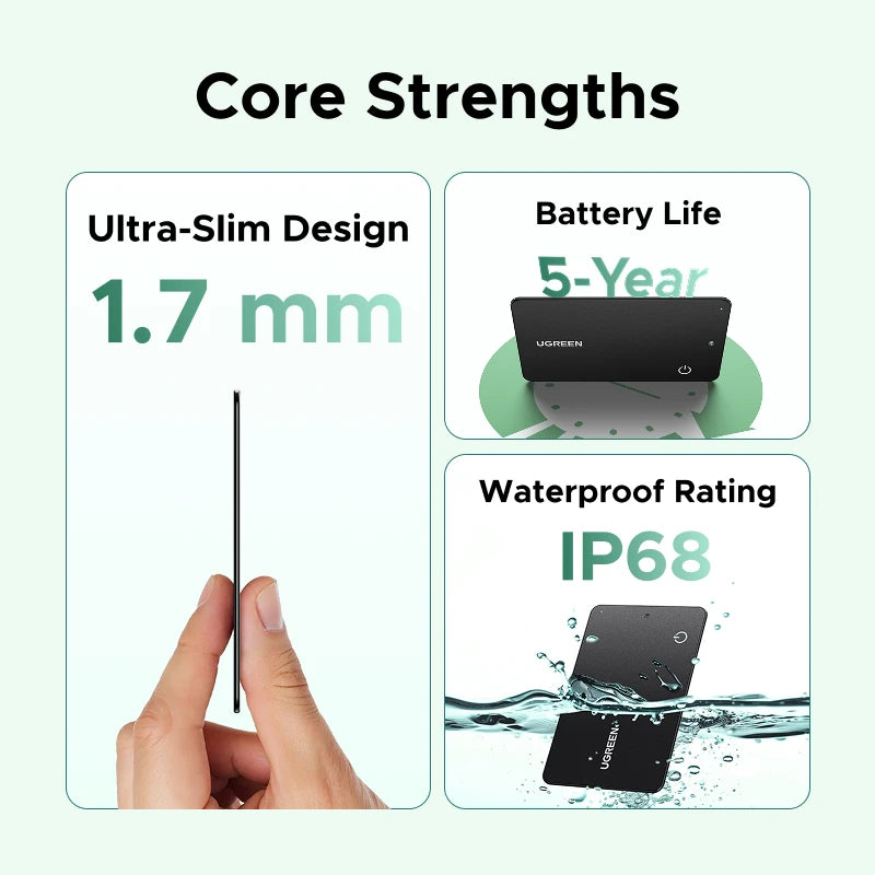 Ugreen Android Smart Tag Tracker For Keys, Wallet, Luggage