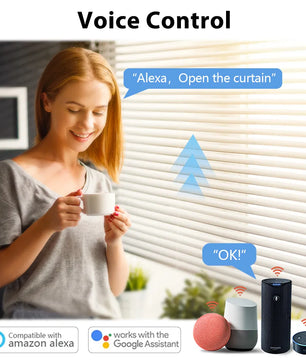 LoraTap 240V Plastic Curtains Roller Shutters Blinds Switch