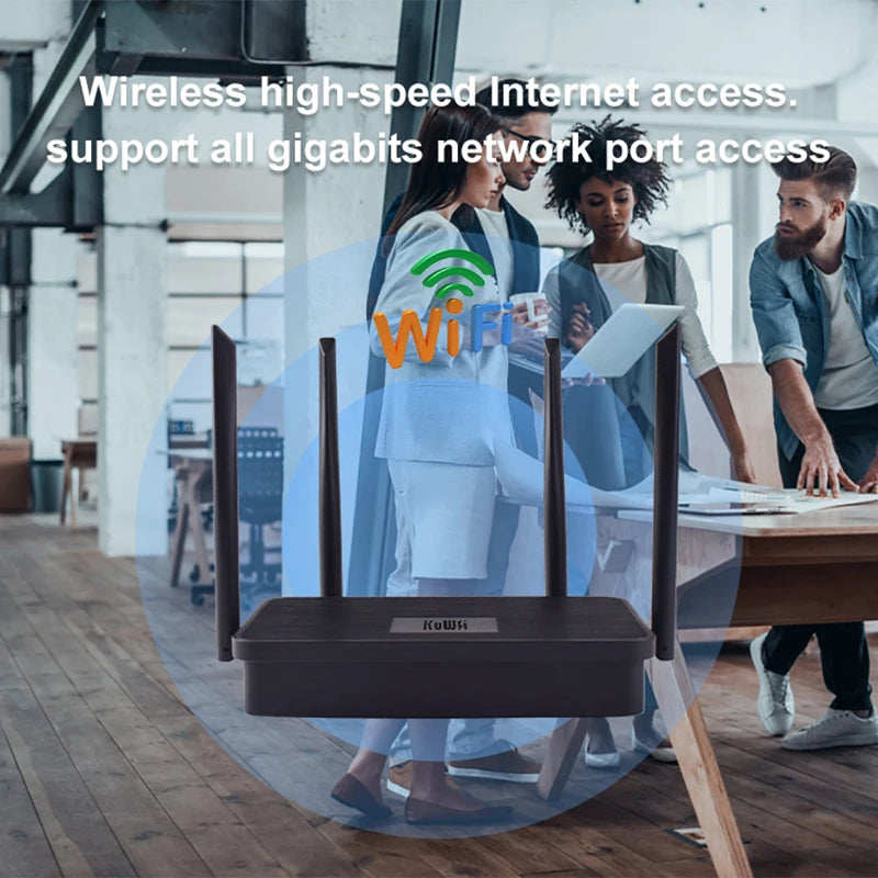 1000Mbps High Performance Fixed Antenna Wireless WIFI Router
