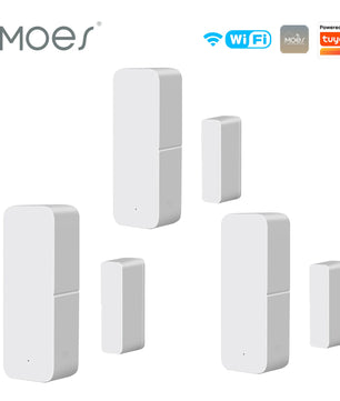 Moes Plastic 2.4GHz Smart Wireless WiFi Door Window Sensor