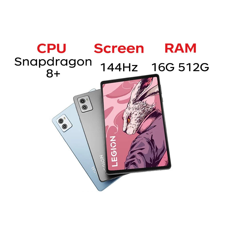 6550mAh 8.8" 144Hz Fast Charging Type-C Lenovo Gaming Tablet