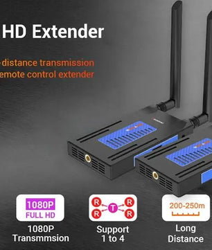  Wireless HDMI 200M 5.8G Transmitter And Receiver Extender Kit