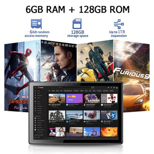 6000mAh 5MP 6GB RAM 128GB ROM Fast Charging 10.1 Inch Tablet