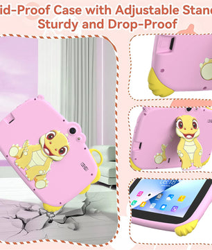 Sauenaneo 7-Inch Android 13 Kids Tablet With Dual Camera Function