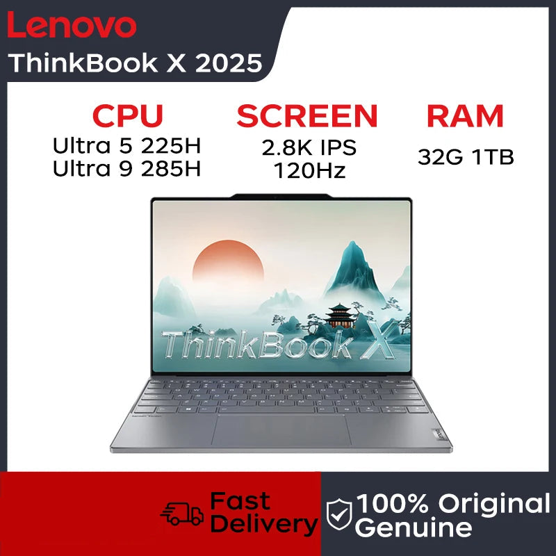 1TB 13.5“ 32GB 120Hz Ultra5 225H Bluetooth Thinkbook Lenovo Laptop