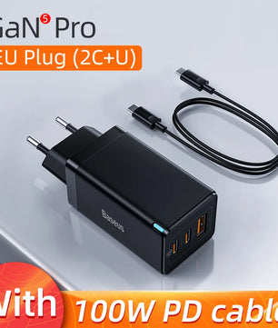 Baseus 65W USB Type-C Charger For iPhone 12 Pro Max and MacBook