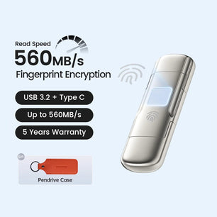 128GB - 1TB USB 3.2 External Flash Memory Solid State Pen Drive