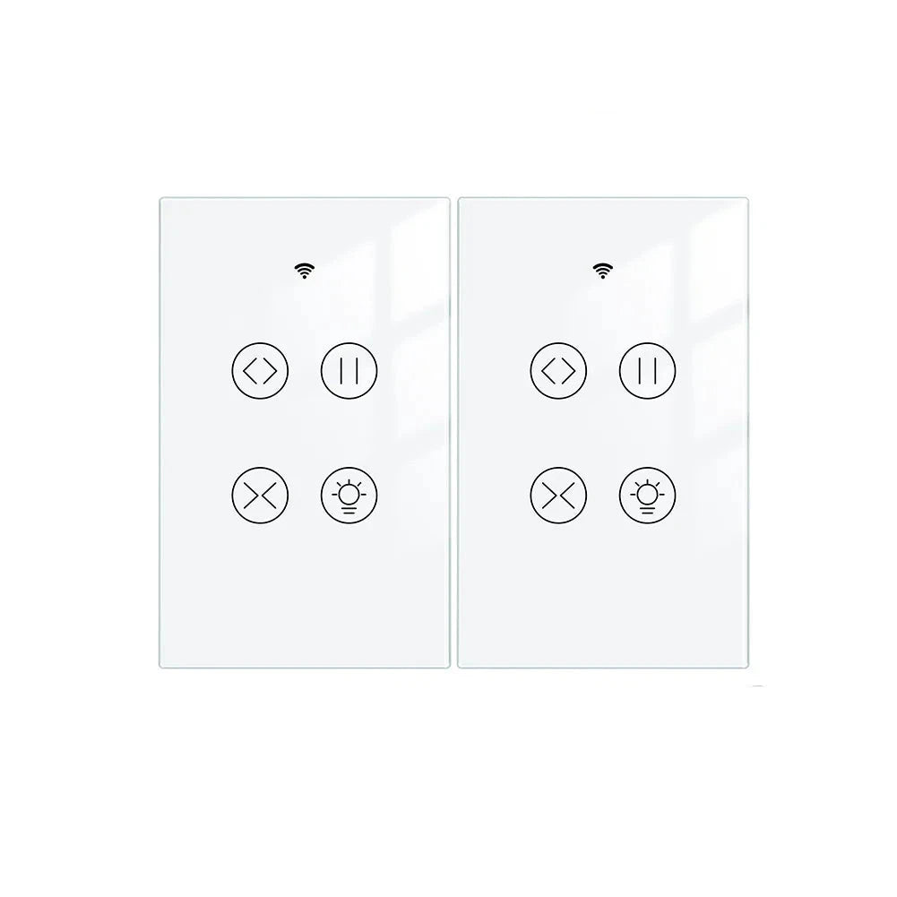 MOES Tuya Smart WiFi RF Glass Panel Curtain Touch Switch