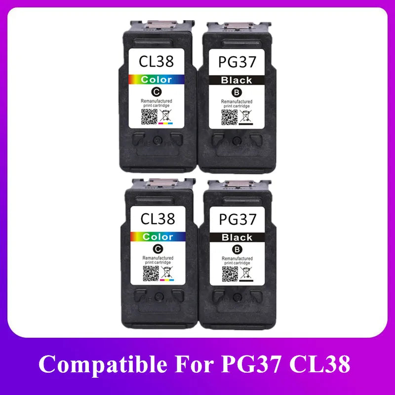 PG-37 CL-38 Ink Cartridge Compatible For Canon PIXMA MP140 MP190 MP210
