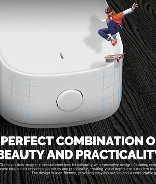 Moes 2.4GHz Plastic Home Security Smart Door Window Sensor