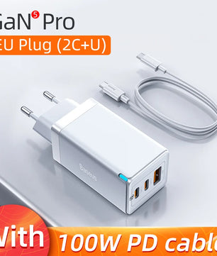 Baseus 65W USB Type-C Charger For iPhone 12 Pro Max and MacBook