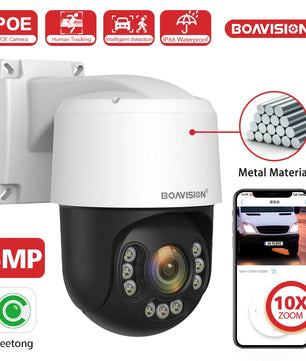 Boavision 5MP IP Humanoid Vehicle Detection Security Camera