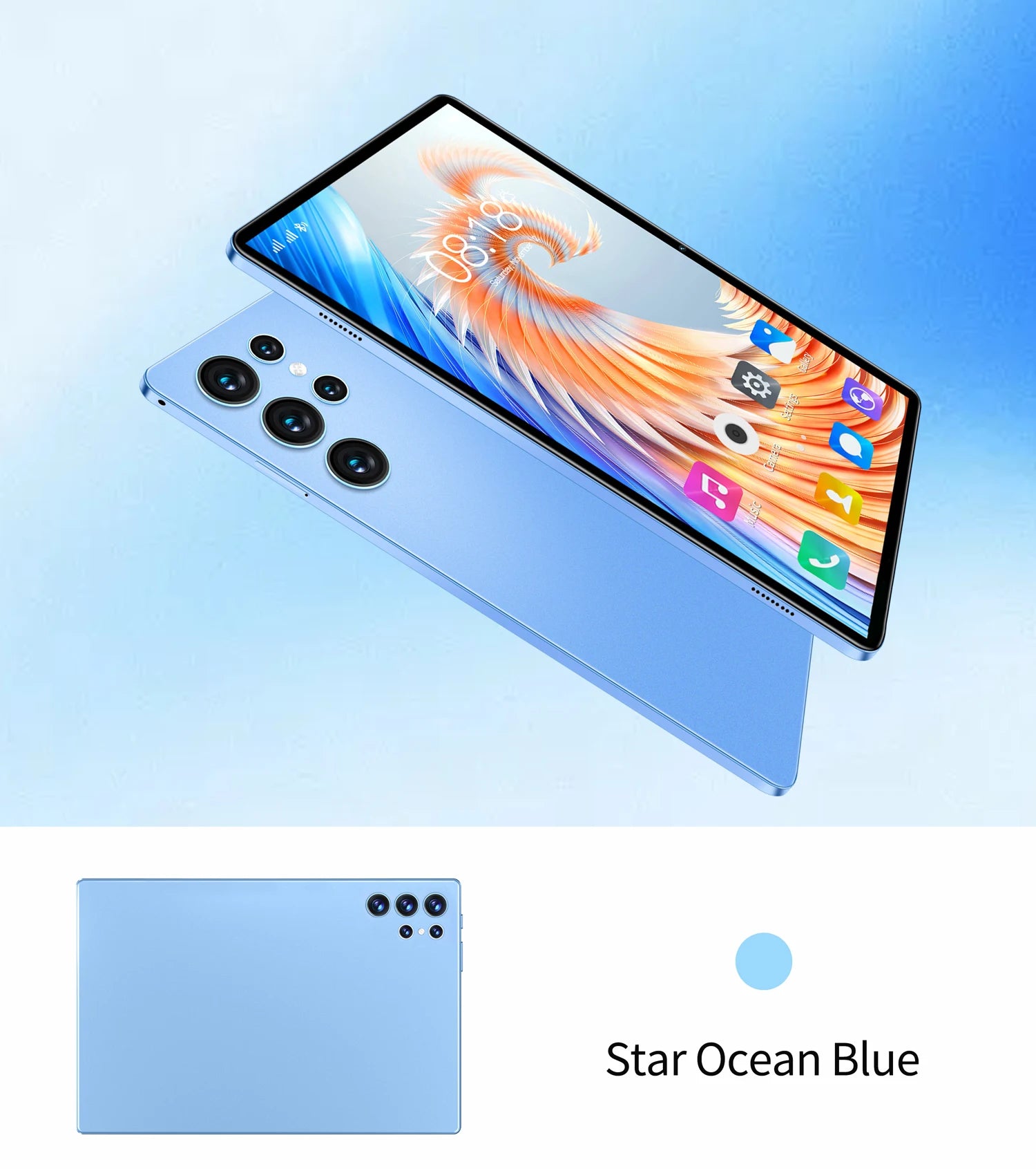 5000mAh 5MP 4GB RAM 64GB ROM Fast Charging 10.1 Inch Tablet