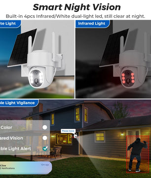 4MP Wireless Solar Human Detection Surveillance Camera
