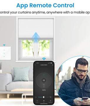 LoraTap 240V Plastic Automatic Remote Control Roller Shutter Switch