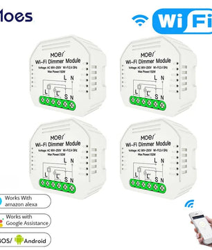 Moes 150W Plastic Automatic WIFI Smart Dimmer Switch Modules
