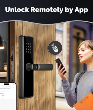 Aluminum Alloy Bluetooth Compatible Electronic Smart Door Lock