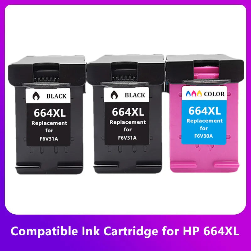664XL Ink Cartridge Compatible For HP Deskjet 1115 2135 3635 2138 3636 3638