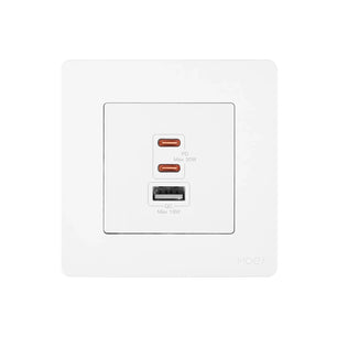Moes 30W Ring Series PD3.0 Fast Electrical Charger Wall Outlet