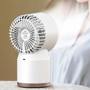 2-IN-1 610ML Spray Mist Discharge Portable Humidifier Cooling Fan