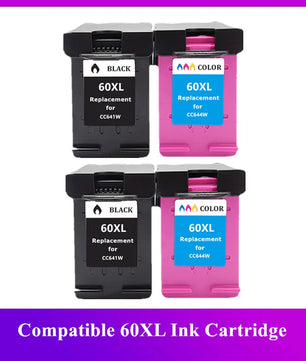 Ink Cartridge For HP60 60xl Deskjet Photo Smart C4680 Printer