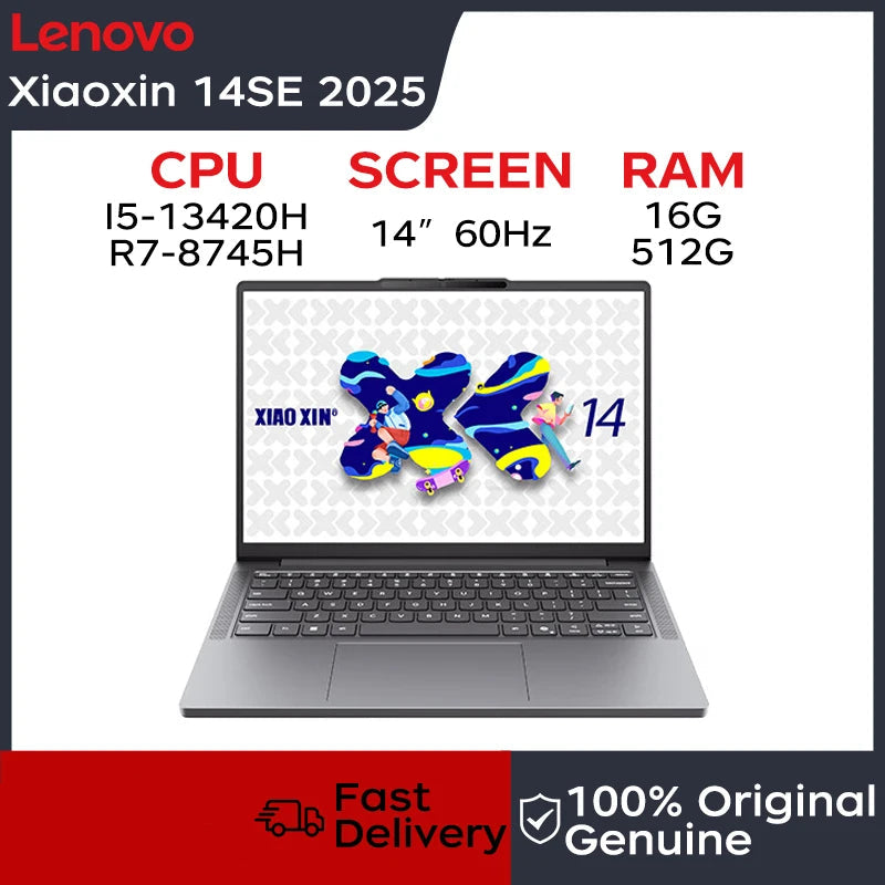 512GB 14” 16GB Xiaoxin 14SE Bluetooth Slim Lenovo Laptop