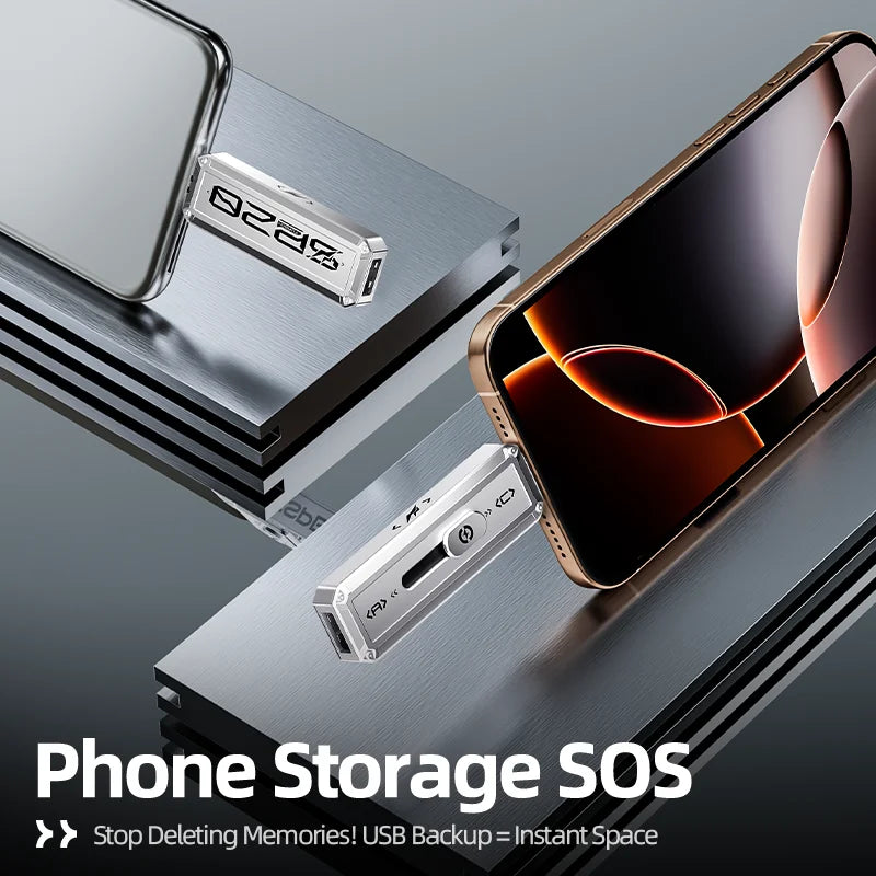 256GB-2TB USB 3.2 Gen 2 Type-C Solid State Pen Drive