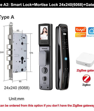 RayKube Aluminium Alloy Fingerprint Digital Smart Door Lock
