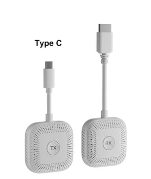 Wireless Type-C 50M HDMI Transmitter Receiver Adapter Set