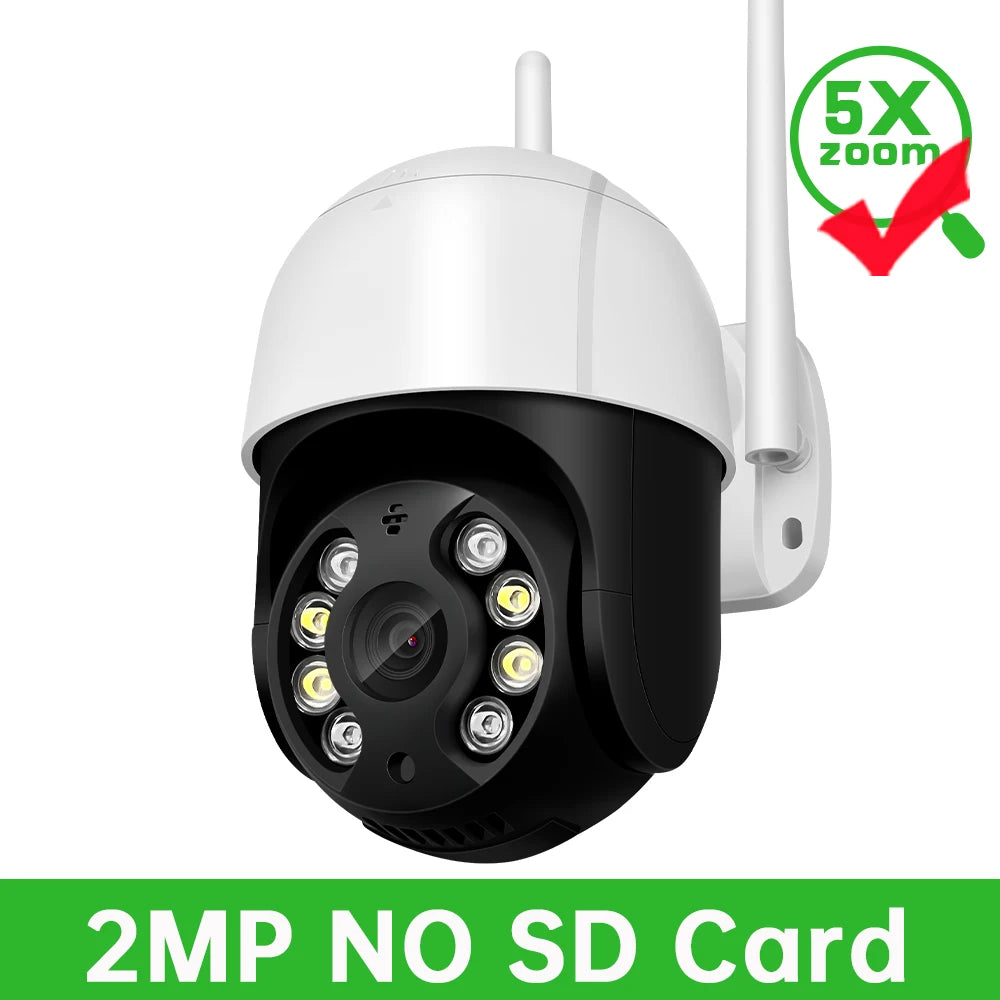 IP66 8MP Dual Lens Night Vision Auto Tracking Surveillance Camera