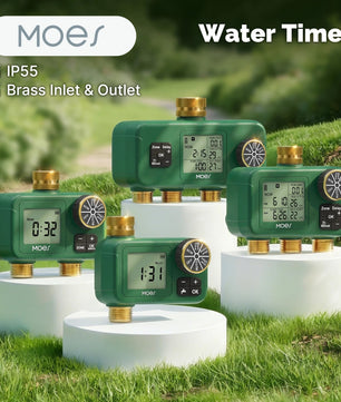 Moes Smart Waterproof Rotary Knob Button LCD Display Water Timer