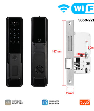 Moes Tuya WiFi Smart Door Lock Facial Palm Vein Recognition
