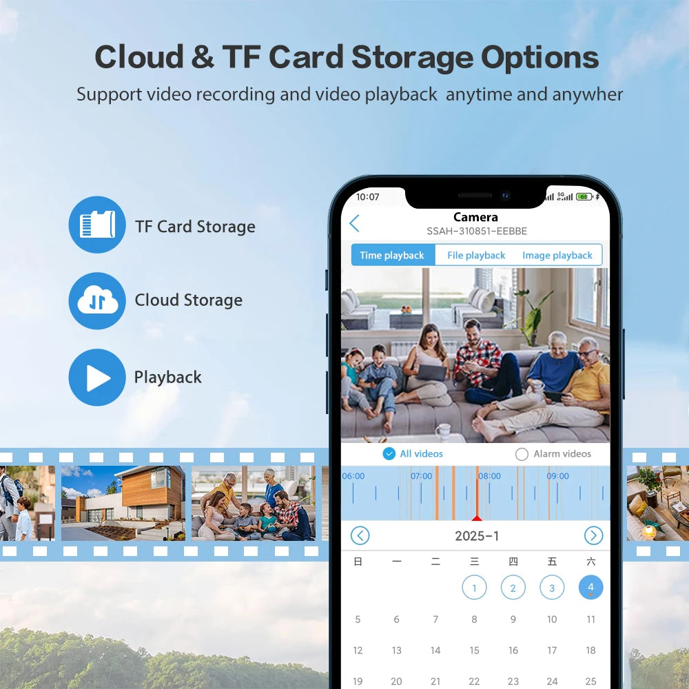 Boavision 4MP WIFI Night Vision Two Way Audio Security Camera