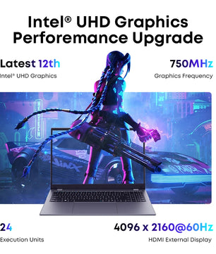 GemiBook Plus 15.6'' Window 11 12th Gen Intel Alder Lake Laptop