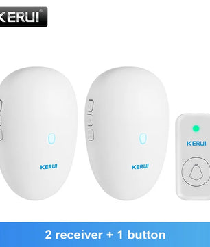 Kerui Plastic Wireless Waterproof Battery Cordless Remote Doorbell