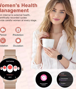 Silica Gel Full Touch Screen Android Round Shaped Digital Smartwatch