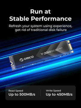 Orico 500Mbps 2TB SATA III Alloy SSD Case External M.2 Enclosure