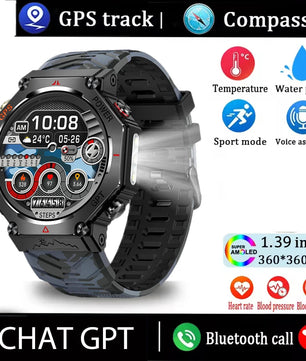 Alloy Waterproof Android Round Shaped Distance Tracker Smartwatch