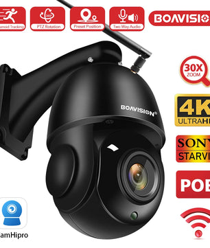 Boavision Auto Tracking Humanoid Detection Two Way Security Camera