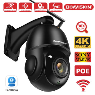 Boavision Auto Tracking Humanoid Detection Two Way Security Camera